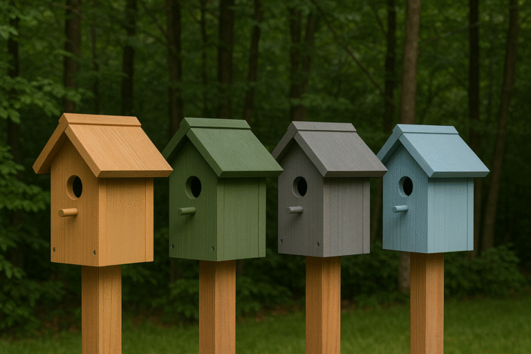what colors do birds like for a birdhouse