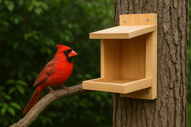 will cardinals use a birdhouse