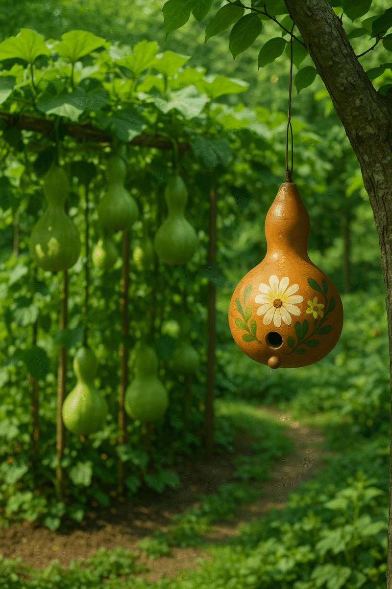 how to grow gourds for birdhouses