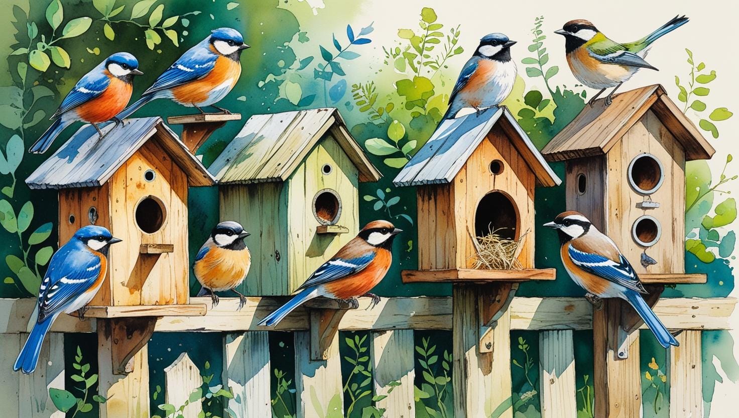 what birds use birdhouses