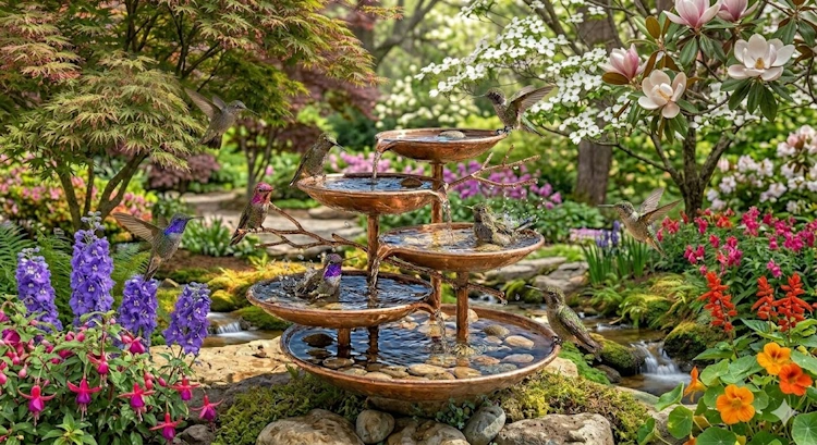 Best Water Fountain For Hummingbirds