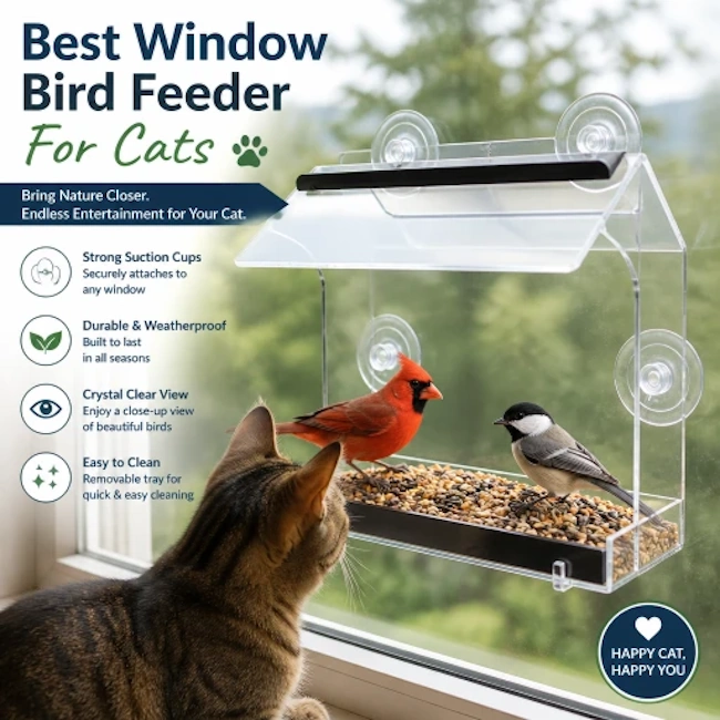 Best Window Bird Feeder For Cats