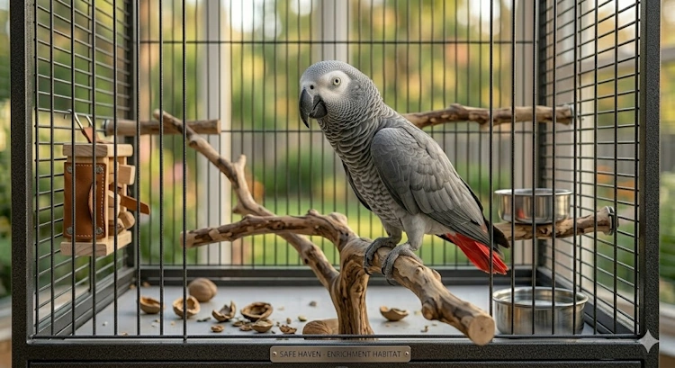 Do African Grey Parrots Need a Cage