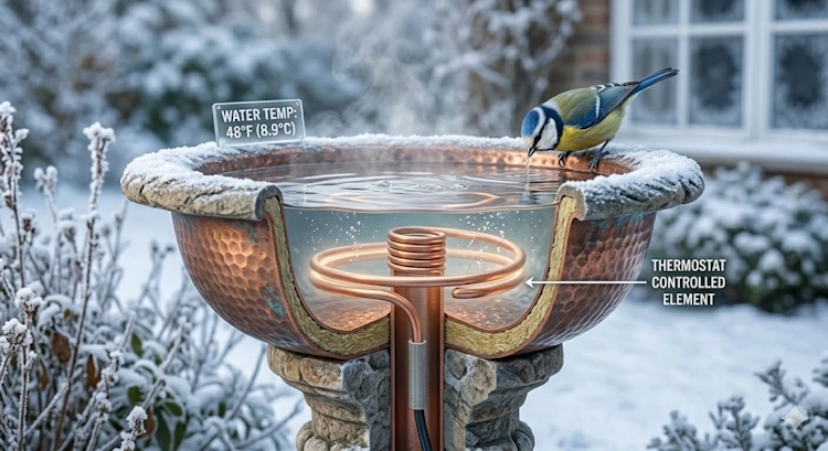How Do Heated Bird Baths Work
