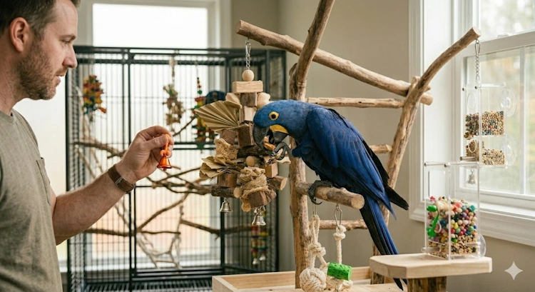 How Do I Entertain My Parrot