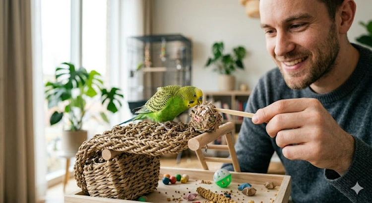 How to Play With Budgies